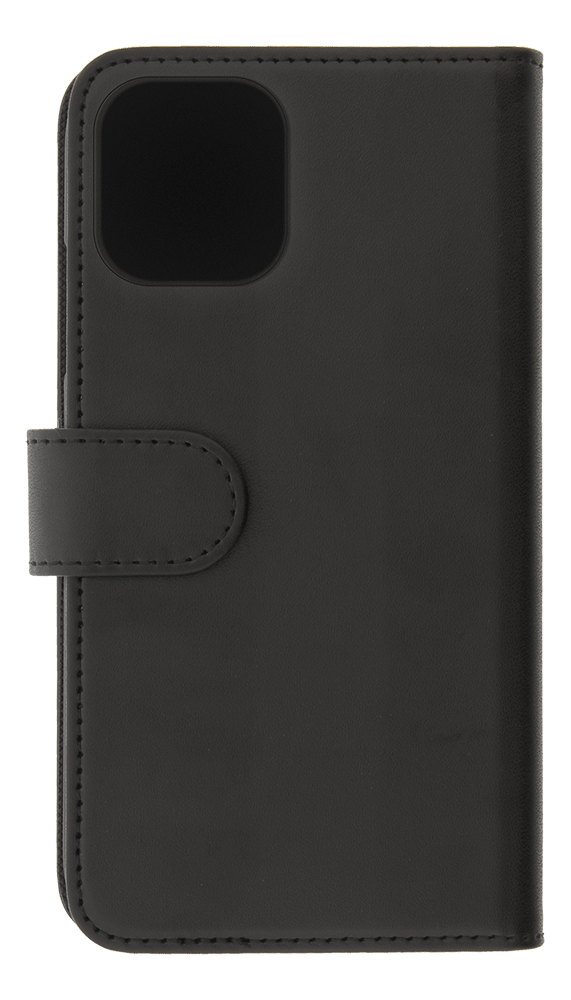 Plånboksfodral 2-i-1, iPhone 12 Pro Max, magnetiskt bakstycke Svart