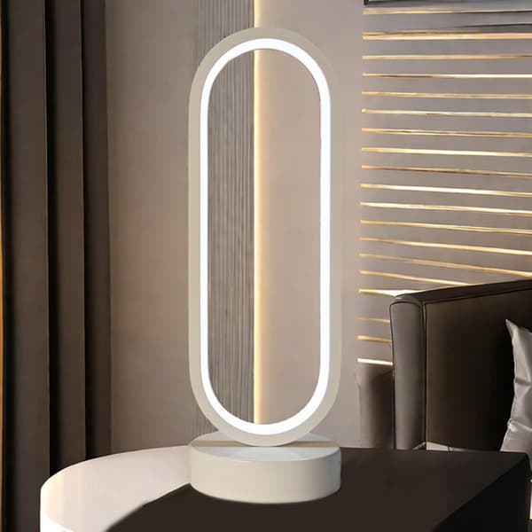 Modern Table Lamp - Soft Lighting for Bedside Table - Decorative and Adjustable LED Reading Lamp for Office, Hotel, Cafe, Dressing Table, Library, C