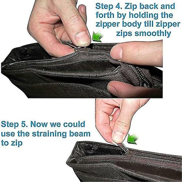 6-pack Fixed Zipper Repairers - Zipper Repair, Instant Zipper Kit - Removable Rescue Replacement Bag