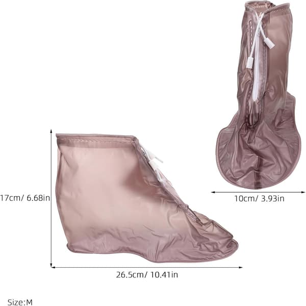 Rain Shoe Covers Reusable Foldable Outdoor Shoe Protectors Portable Thickened Rain Covers