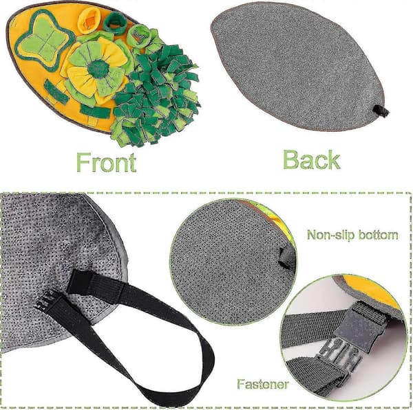 Snusemåtte 70*40cm Hundetræner Til Puslespil Graveunderlag Langsom Mad Smart Legetøj Snusemåtte Til Hund Stressaflastning Co