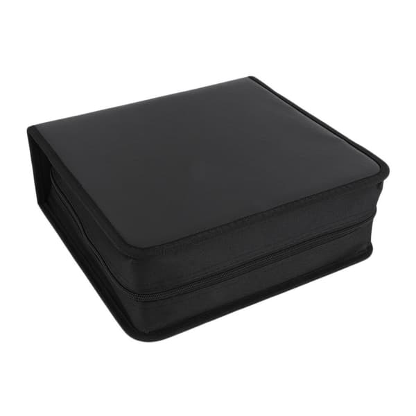 400 stk. højkvalitets PU-simuleret læder CD-etui, DVD-opbevaringsetui