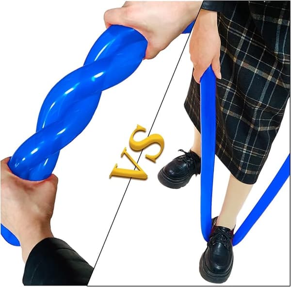 Skinnende tyk latexblå ballon -260 lang ballon dyr blå blue