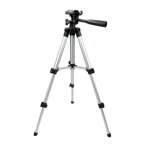 Universal Tripod Portable Digital Camera Camcorder Tripod Stand Flashlight Bracket Lightweight Aluminum for Canon Nikon Sony