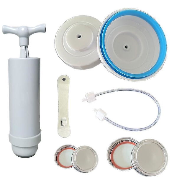 Mason Jar Vacuum Sealer Kit, Jar Sealer And Accessory Hose For Wide-mouth & Regular-mouth Mason-type Jars