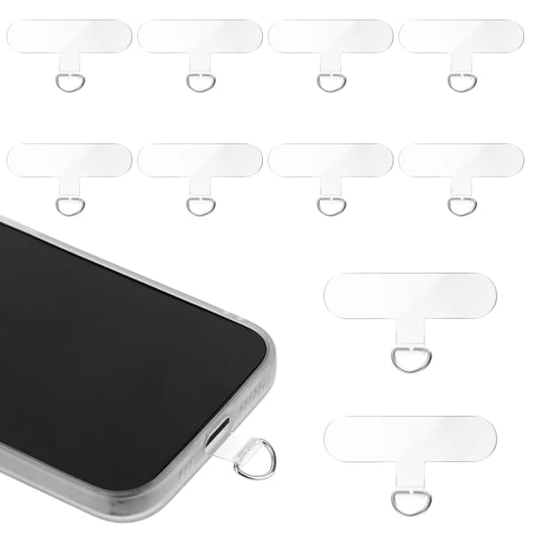 10 Phone Lanyards, Universal, Non-Adhesive Replacement Tabs Compatible with Phone Cases for Straps