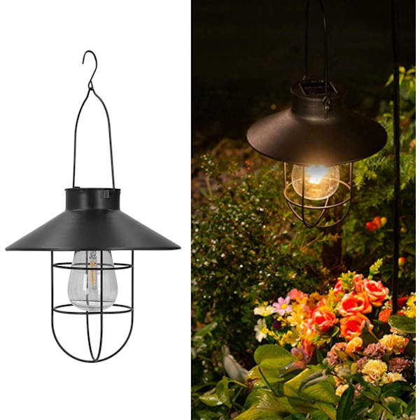 LED-valaisinlähde Lamppu Patio Parveke Puutarha Riippuva Valaisimet Ulkotilojen koristeelliset riippuvat valot puutarhaan, pihalle