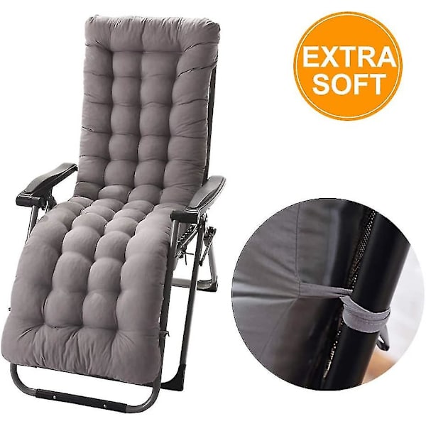 Solstolpute, Stolputer, Sitteunderlag, Klassisk Hage Patio Lenestol Tykk Stolputer Chaise Lounge Puter For Reise Ferie Hage Innendørs