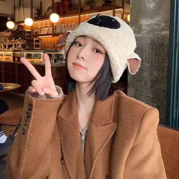 Hatt tiara hatt get rolig djurhatt get djur får hatt söt får öron tiara rolig hatt docka docka hatt one size passar alla