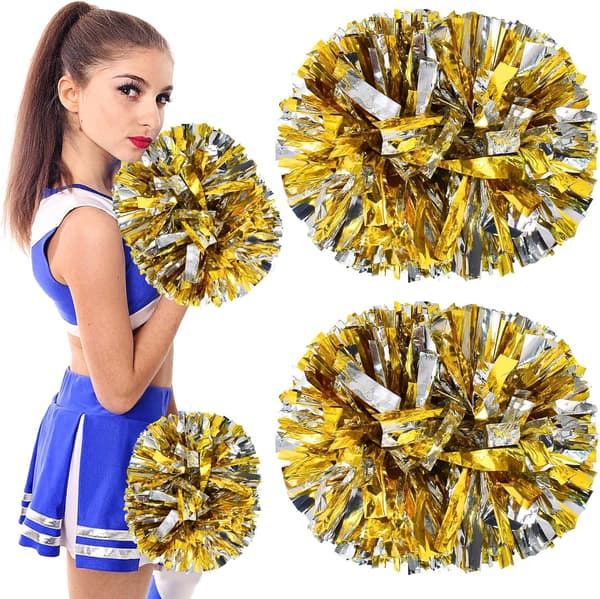 Cheerleader-tupsut, 2 kpl metalliset cheerleader-tupsut, Cheer