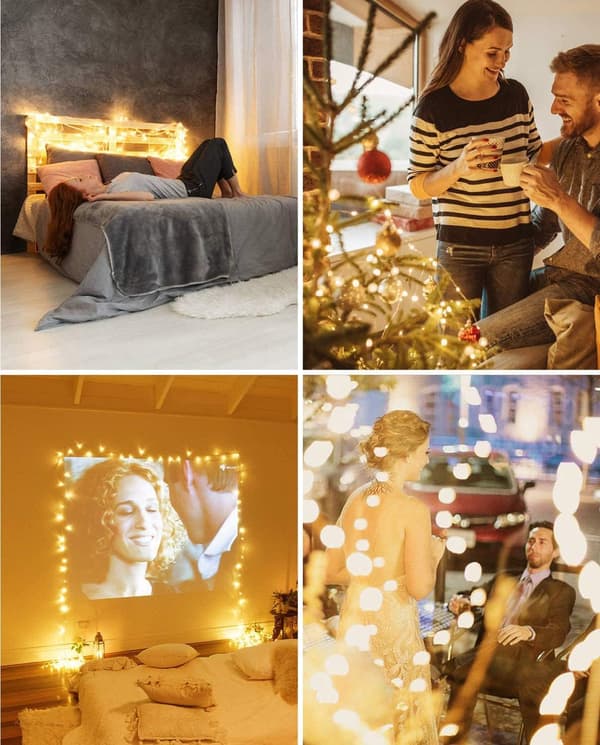 Sticks-in-Fairy Lights, 98,4ft/30M 300 LED String Lights Waterproof