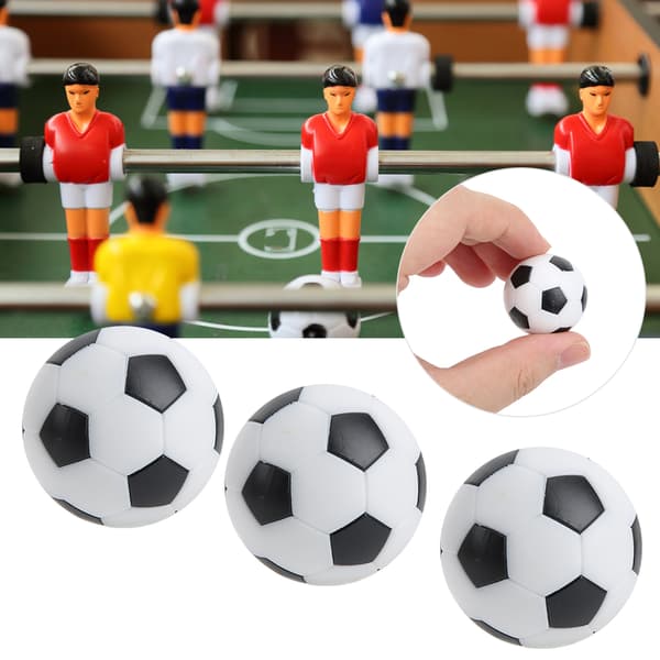 8 stk. Mini Bordfodbolde 32 mm Børn Bordfodbold Spillemaskine Tilbehør [GKS]