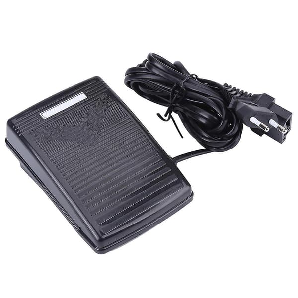 EU Plug Foot Control Sewing Machine Replacement Cord Pedal 13.5x9cm 220V Electric for All Upholstery Machines