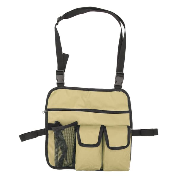 Strandstol Armlenslomme 600D Oxford Stoff Multifunksjonell Organizer for Camping Khaki