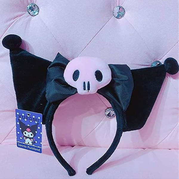 Kuromi-pehmo-korvapanta – Anime-cosplay-asuste tytöille