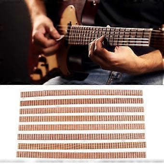 8 stk/parti Akustisk Gitar Kantlist Gitar Purfling Strips Massivt Tre Gitar Loop DIY Purfling Strips Tre Gitarbinding