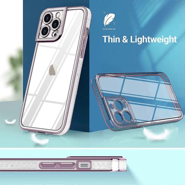 Skal för iPhone 14 Pro Transparent Söt, Roséguld