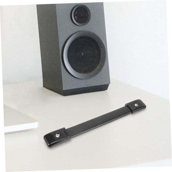8mm Copper Guitar Accessories Black Pull Handle Single Hole for Speaker Cabinet Strap