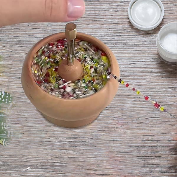 Perlespinner | Ly Perlekop Opladningssæt | DIY Smykker Perle Håndværkssæt til Håndværksperler