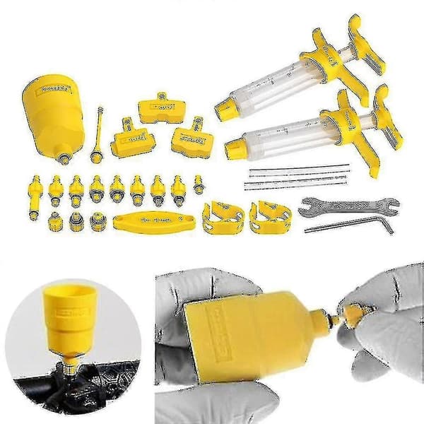Bromsluftningssats Ycle Hydraulisk Skivbromsolja Mineral Mtb Cykelbroms Reparationsverktyg Tkl