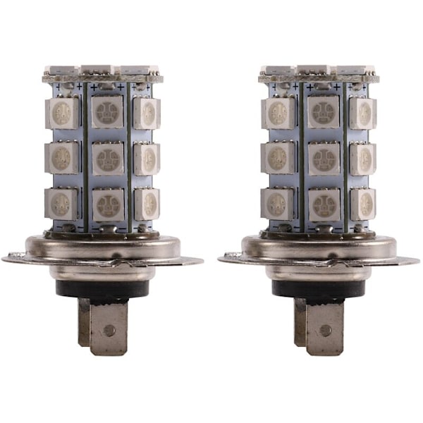 2 stk H7 5050 SMD LED tåkelys for 27 biler