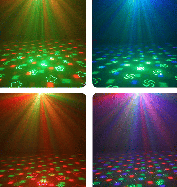 Disco stjernehimmel vandmønster magisk kugle laser blitz stjernehimmel