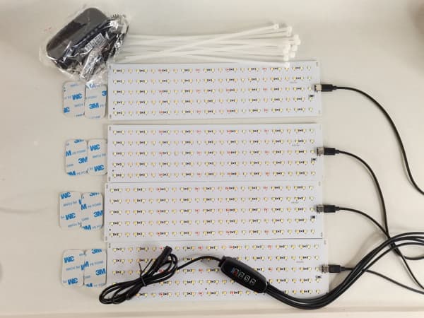 LED-valopaneeli kasveille - EU-pistokesovitin