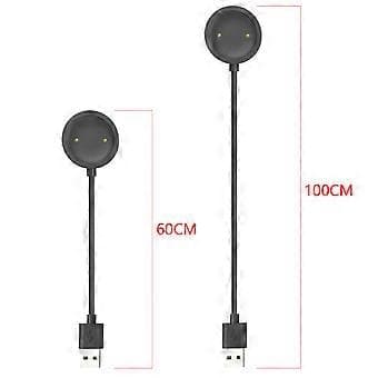 Strømadapter Lader-Rack Stasjon Dokkfeste-Base Egnet for Mibro Watch A1 Smartklokke Bærbar Hurtigladekabel 60cm 60cm