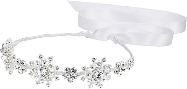 Hodebånd med strass i legering, diadem, hodeplagg, østerrikske krystaller