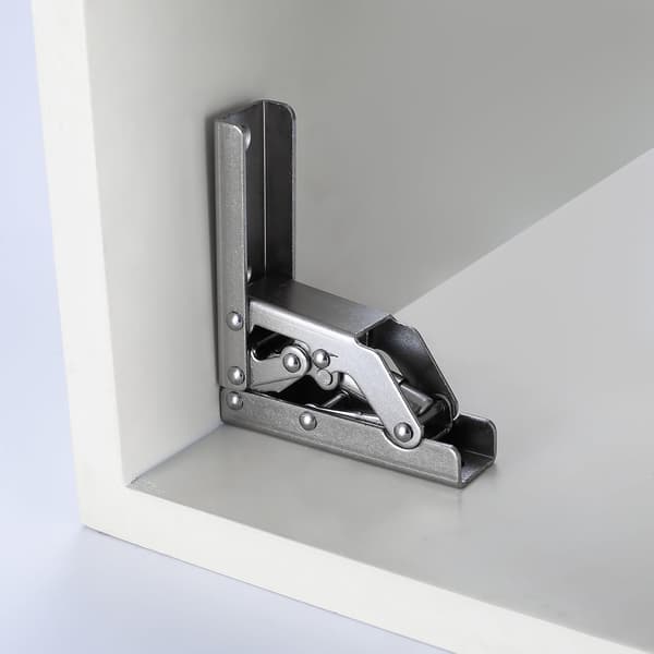 Door Hinge, 90 Degree/180 Degree Foldable Shelf Hinges, Foldable Console Table Shelf Hinges, Cabinet Door Hinges for