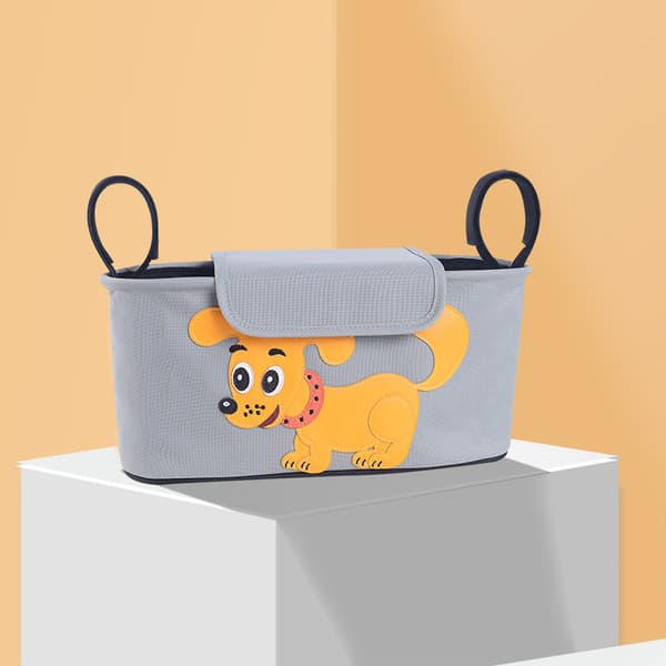 1 st (med lock - gul hund, ca 32x14x17cm) Multifunktionell Bab