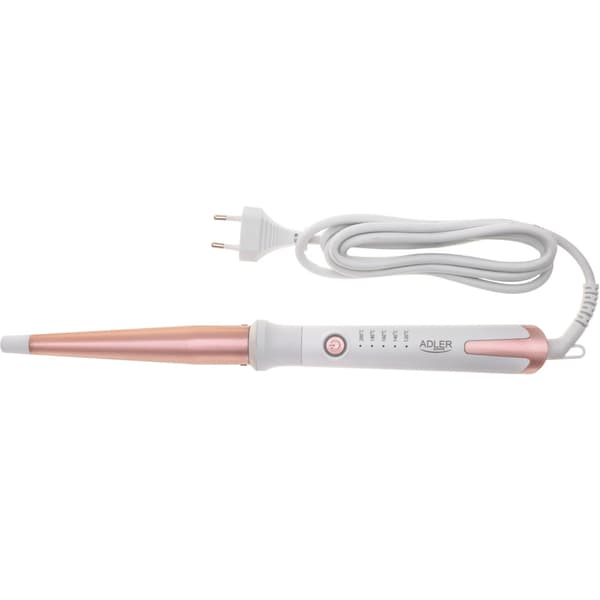 Curling iron with ceramic coating and 5 temperature settings
