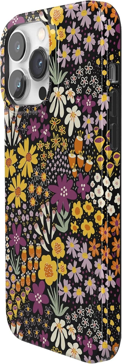 iPhone 14 Pro Max Deksel | Plommeblomstret | Klassisk Ultratynt Design