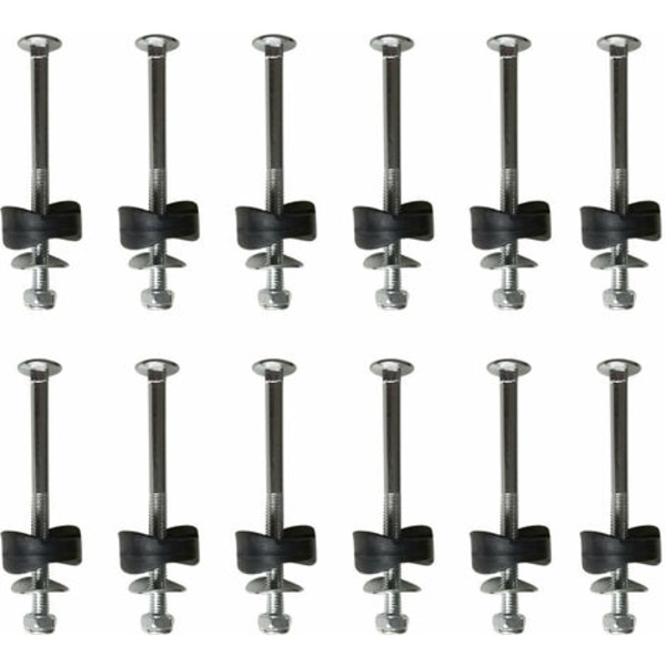 12-pack studsmattespacers med skruvar för att reparera studsmattan - reservdelar för studsmatta