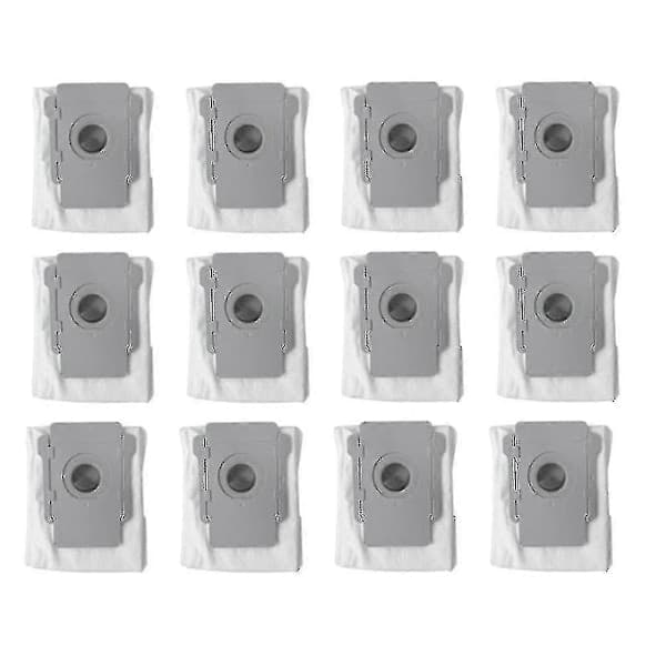 12-pack dammsugarpåsar för Irobot Roomba I7 I7+/plus S9+ (9550)--