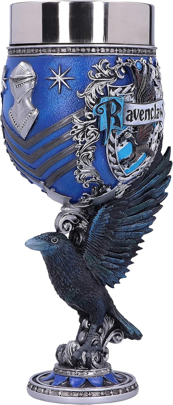 Harry Potter Ravenclaw Hogwarts Hus Kolleksjonsbeger, blå og sølv, 19,5 cm, 200 ml