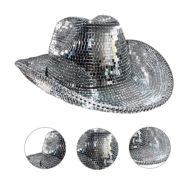 Disco Cowboy Hat - Western Top Hat - Party Costume