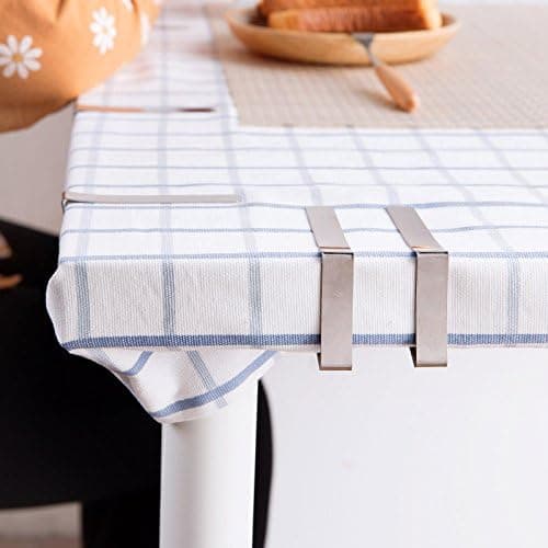 Bordsduksklämmor - Rostfritt Stål Picknick Bordsduks Hållare och Skyddsklämmor - 24 Pack 24 Pack - Rostfritt Stål
