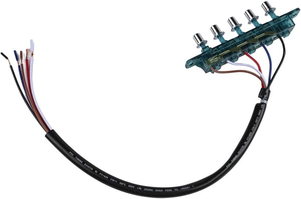 5-knaps emhætte del og funktion PC-brug switch controller udskiftning med lyslås materiale kontrolpanel til køkken