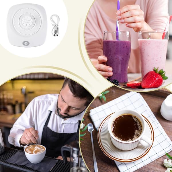 Magnetic Stirrer - Automatic Milk Stirrer, Automatic Coffee Stirrer, Multifunctional Magnetic Stirrer (for Wine, Milk, Coffee, and Tea)