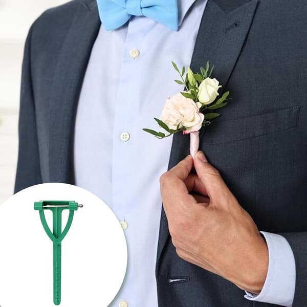 20 stk. Boutonniere-nåle til mænds bryllup
