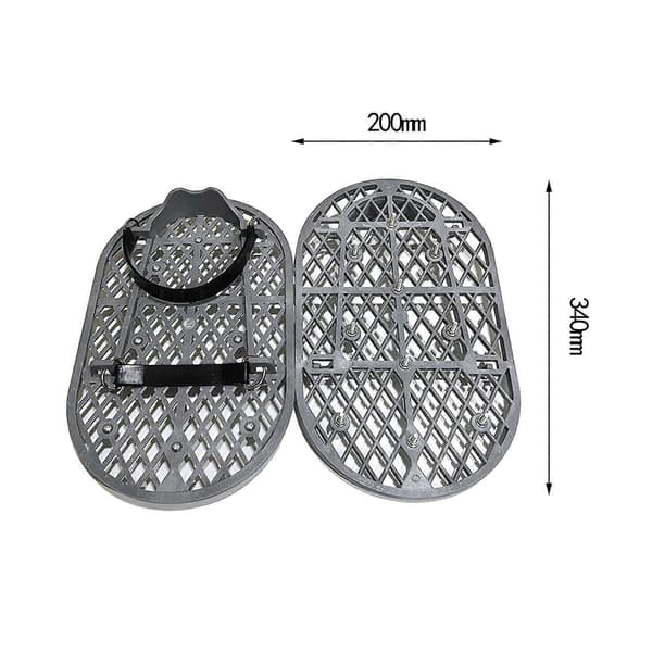 Concrete Cement Smoothing Shoes Lightweight for Road Construction Plastering