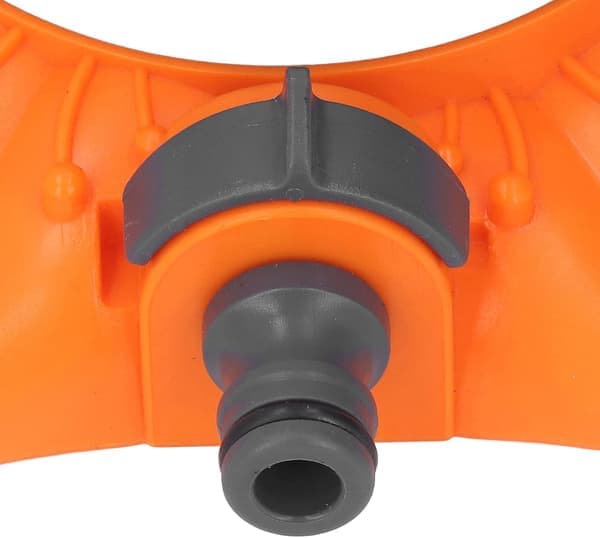 Automatic 360° ABS Multifunctional Lawn Sprinkler Irrigation Tool, Garden Lawn Watering System, Durable, Lightweight and Portable, 19x19x5.5cm [Ho]