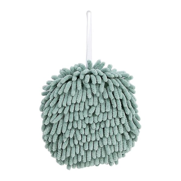 Chenille Handdukboll med Hängslinga Mikrofiber Superabsorberande Tvätthandduk