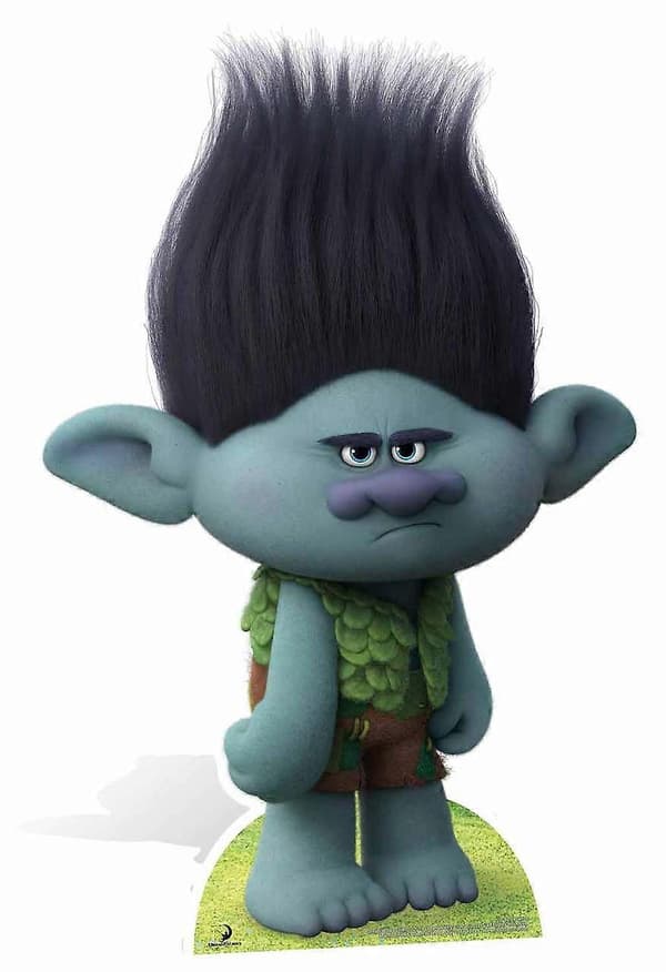 Branch Trolls-pahvileike / Seisova / Pystyssä