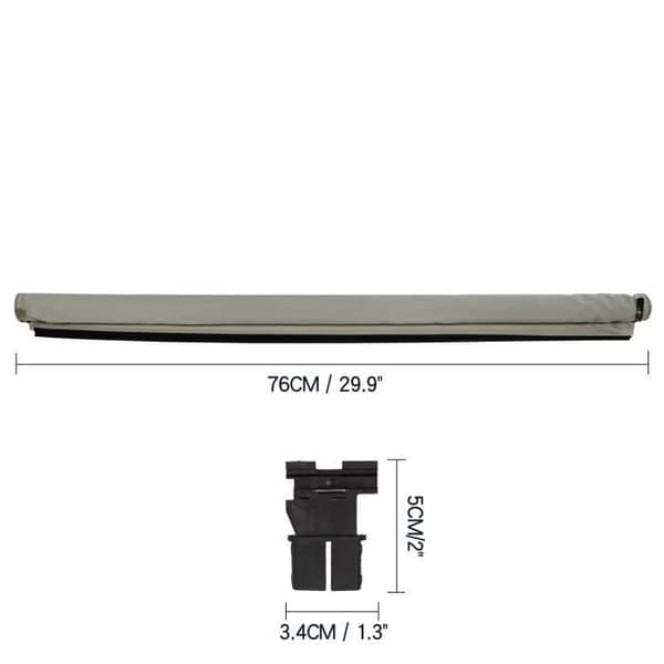 Sunshade Curtains - For Audi Q5 VW Golf Tiguan - 76.5cm - Grey - 1 piece