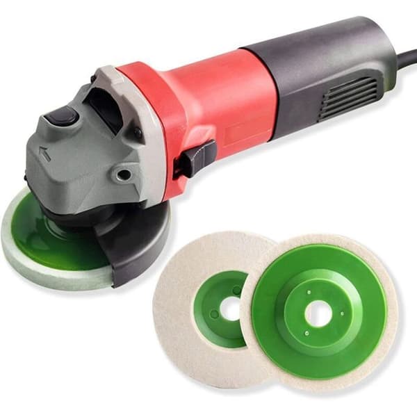 10 Pieces 4 Inch Round Wool Felt Discs for 100mm Angle Grinder, Polishing