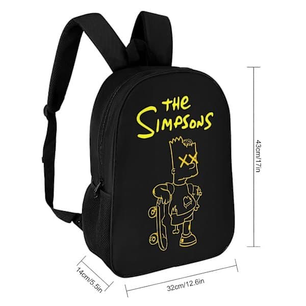 The Simpsons Backpack for Adults Large Capacity Casual Simple School Bag