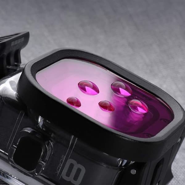 3-in-1 sukellusfiltteri sukellukseen punainen/pinkki/violetti