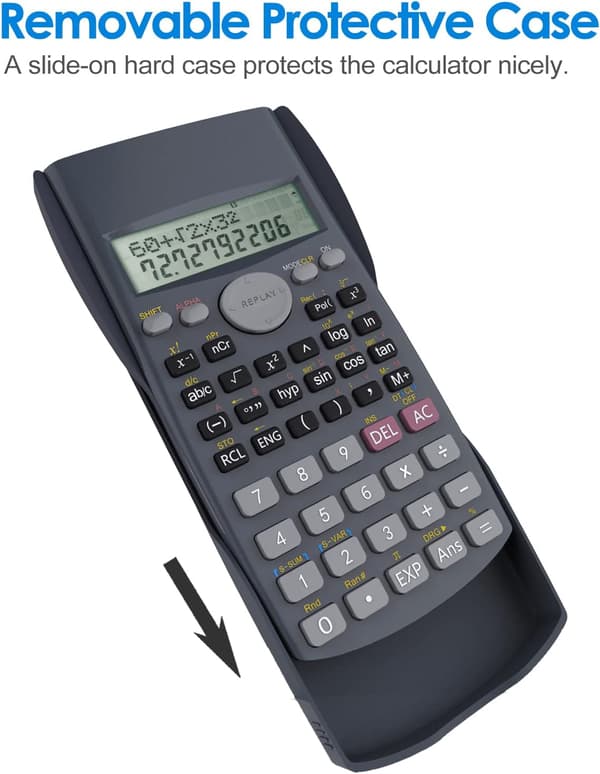 Scientific Calculator for Engineers, Suitable for School and Business, Black